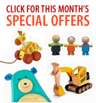 Click here for this month's special offers from Wonder Wood Toys 